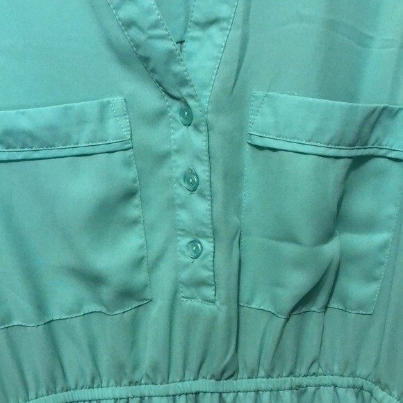 Rue 21 teal green sleeveless dress size large - Picture 6 of 7